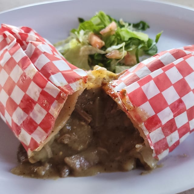 Green Chili Burrito.