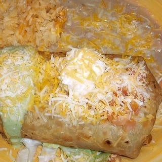 #13 Red Chimichanga Combo