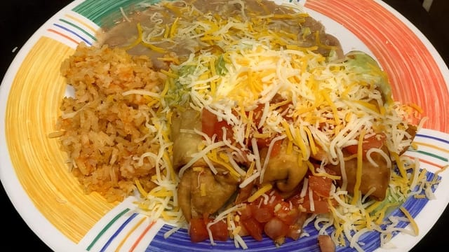 #4 Beef Mini Chimis Combo.