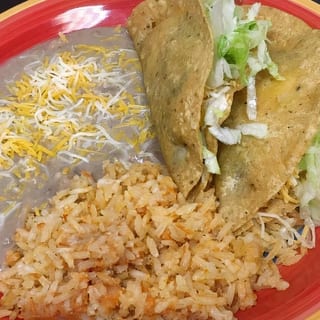#5 Beef Hard Shell Tacos Combo