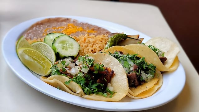 #14 Asada Street Tacos Combo.