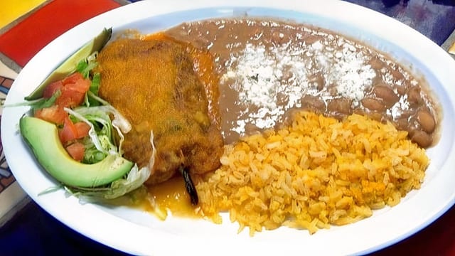 #9 Chile Rellenos Combo.