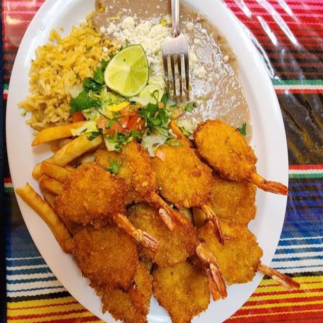 Camarones Empanizados | Golden Fried Shrimp.